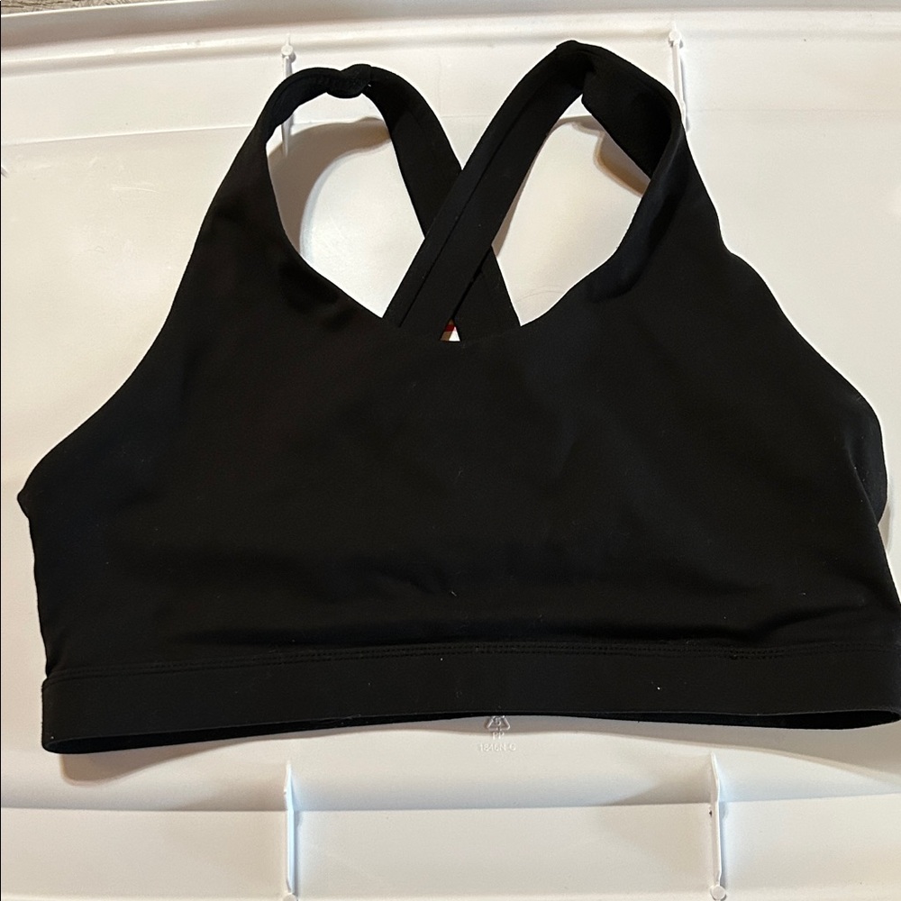 Women's Running Girl Black Sports Bra